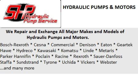 Shp Hydraulic Pump Service